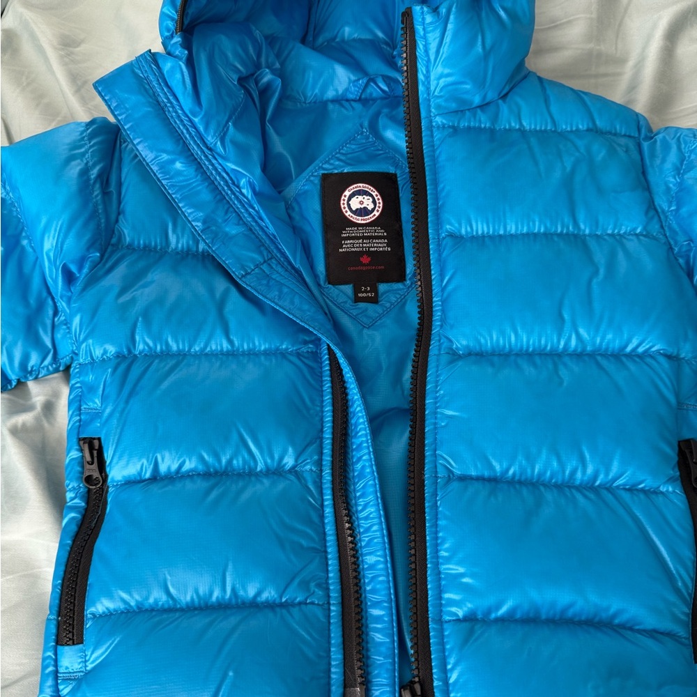 Canada Goose Vibrant Blue Kids Puffer Jacket